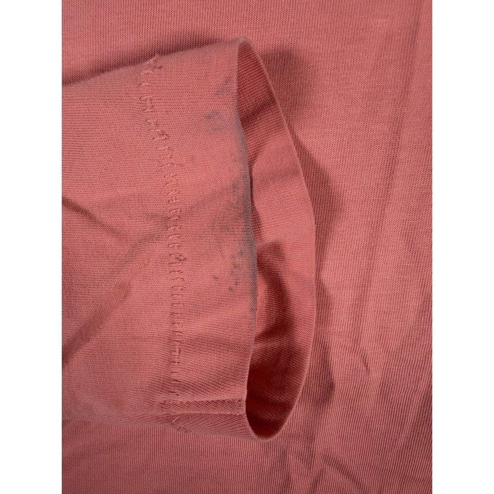 Tommy Bahama L/S Pocket Shirt Mens Large Pink Coral Pima Cotton Marlin UPF Sun * - Picture 5 of 10